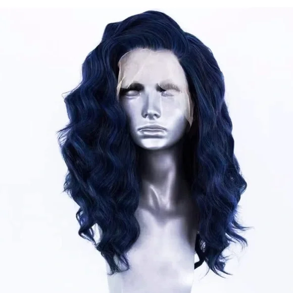 - 💫 12” BLUE WAVY LACE FRONT WIG💫 *NEW*🆕🆕🆕